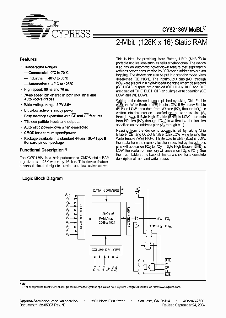 CY62136CV_44734.PDF Datasheet
