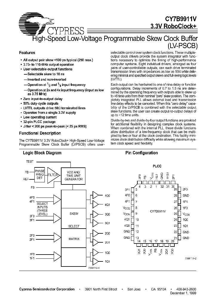 CY7B9911_108797.PDF Datasheet