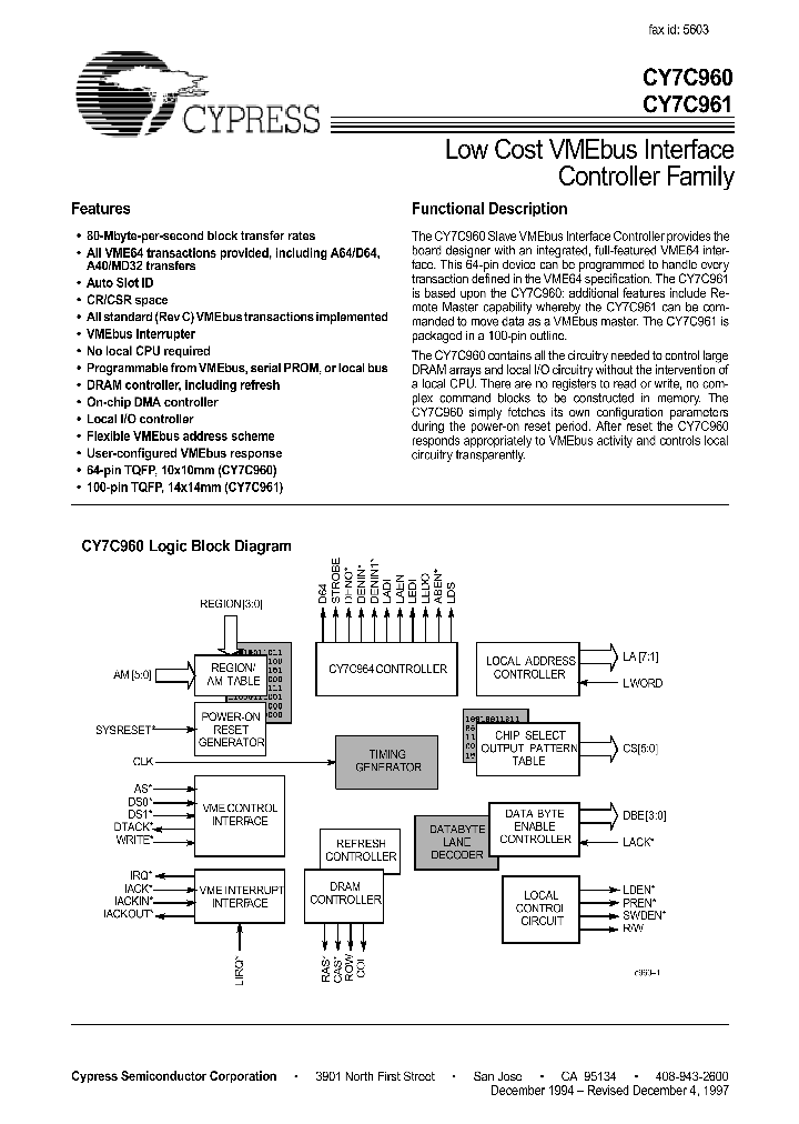 CY7C960_127355.PDF Datasheet