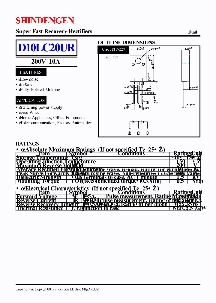 D10LC20UR_165109.PDF Datasheet