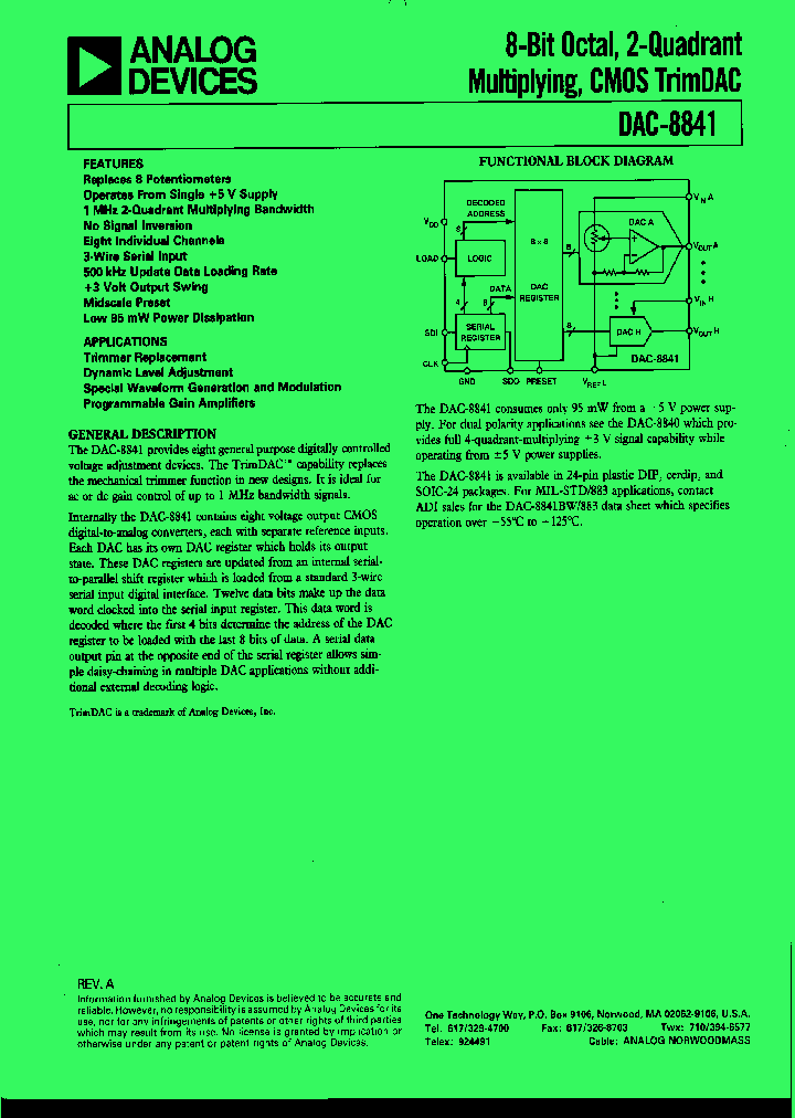 DAC8841_94444.PDF Datasheet