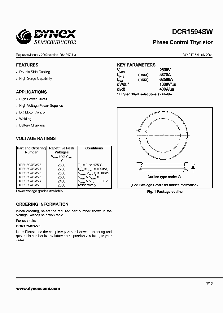 DCR1594SW23_76774.PDF Datasheet