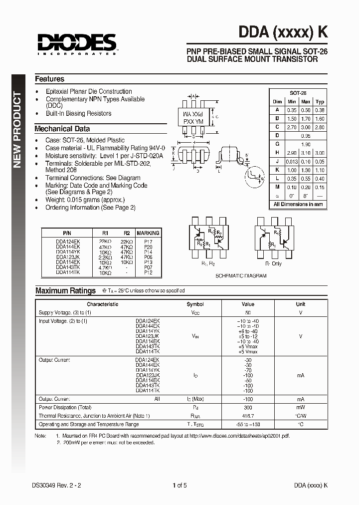 DDA114EK_40479.PDF Datasheet