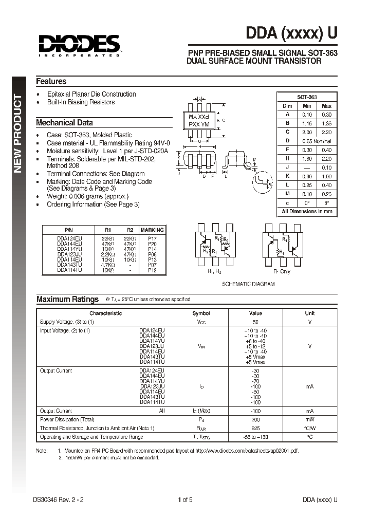 DDA114EU_40481.PDF Datasheet