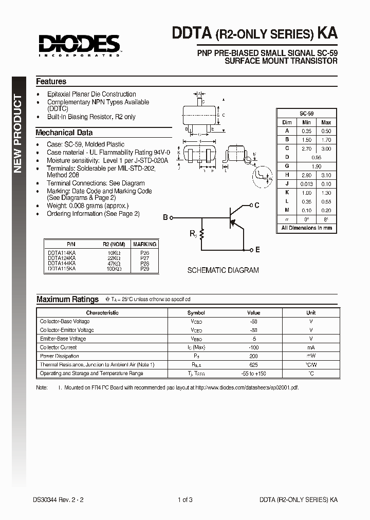 DDTA114KA_72655.PDF Datasheet