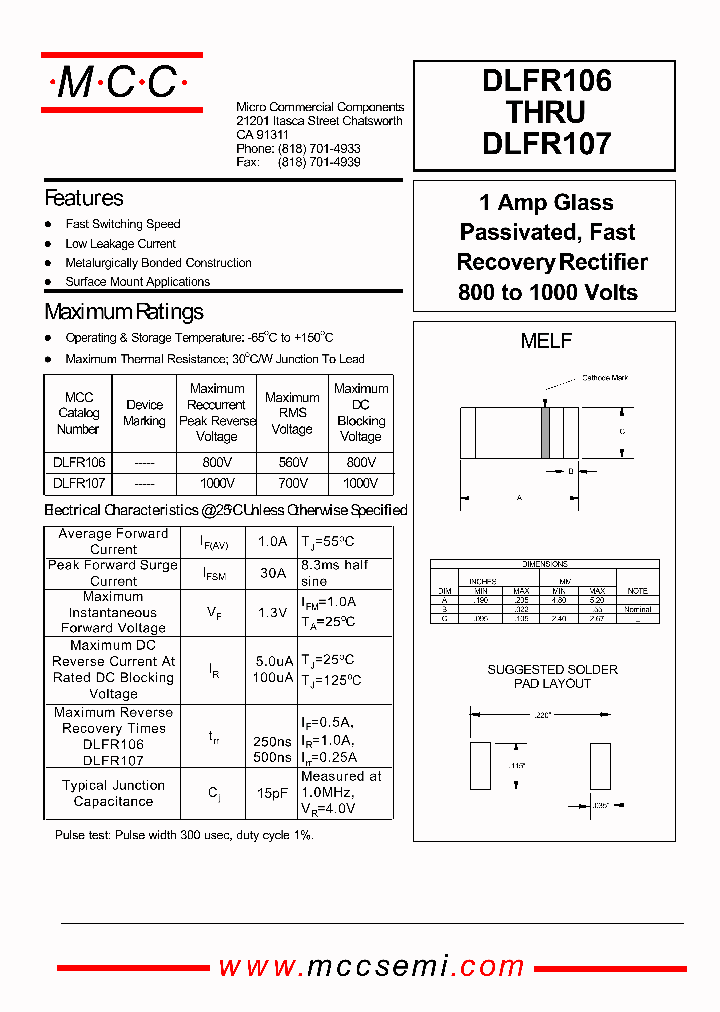 DLFR107_78270.PDF Datasheet