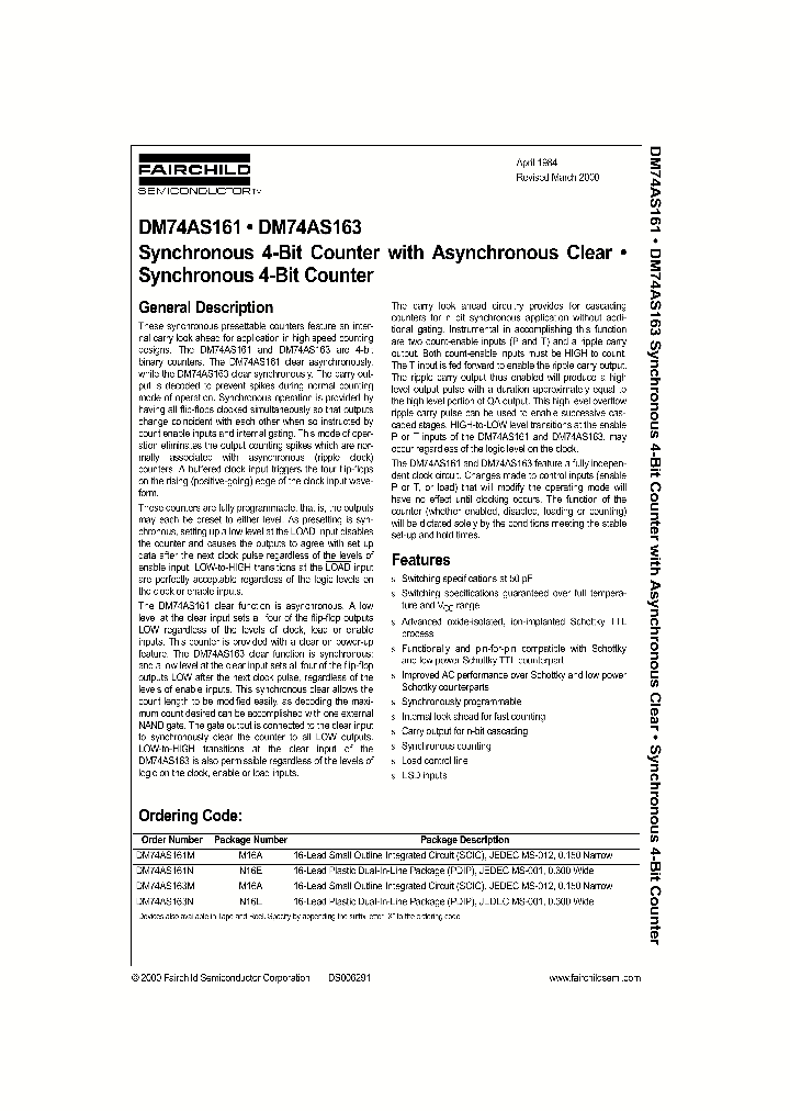 DM74AS161_86776.PDF Datasheet