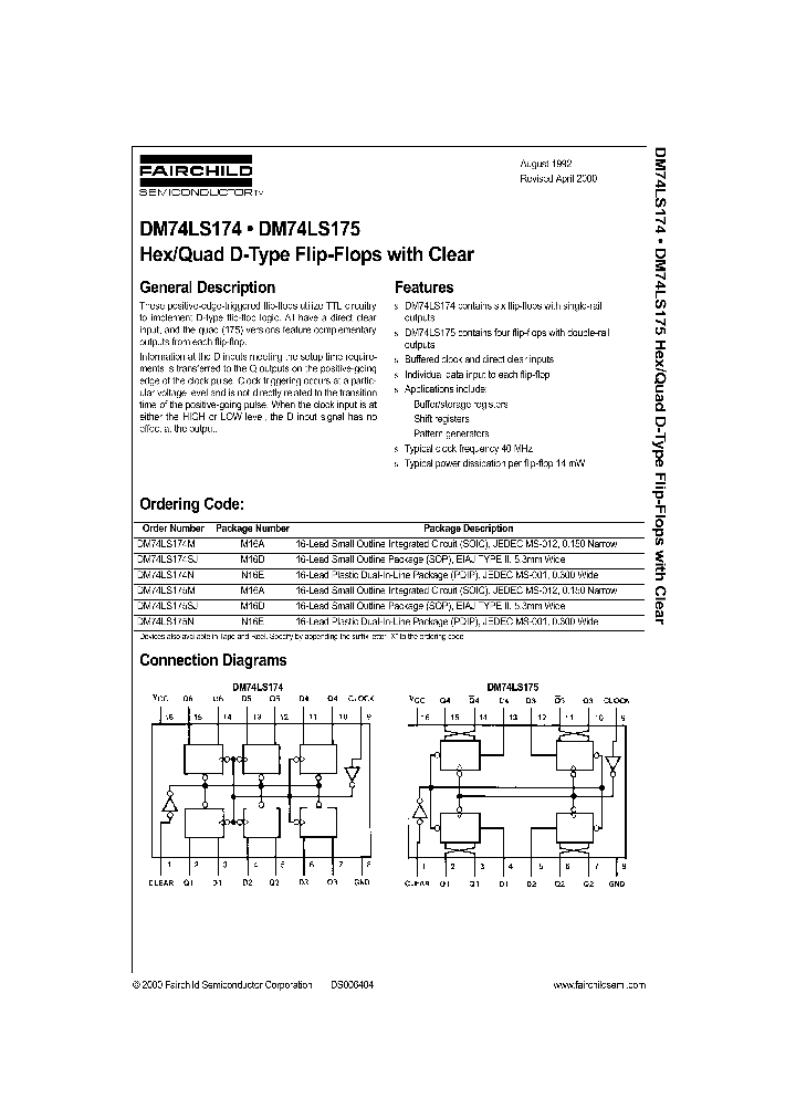 DM74LS174_16308.PDF Datasheet