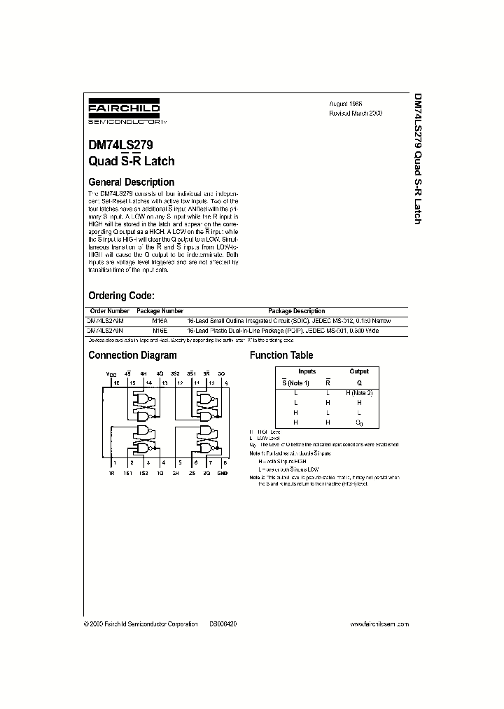 74LS279_172347.PDF Datasheet