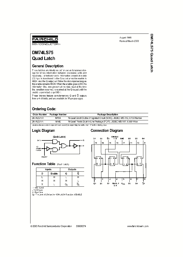 74LS75_187296.PDF Datasheet