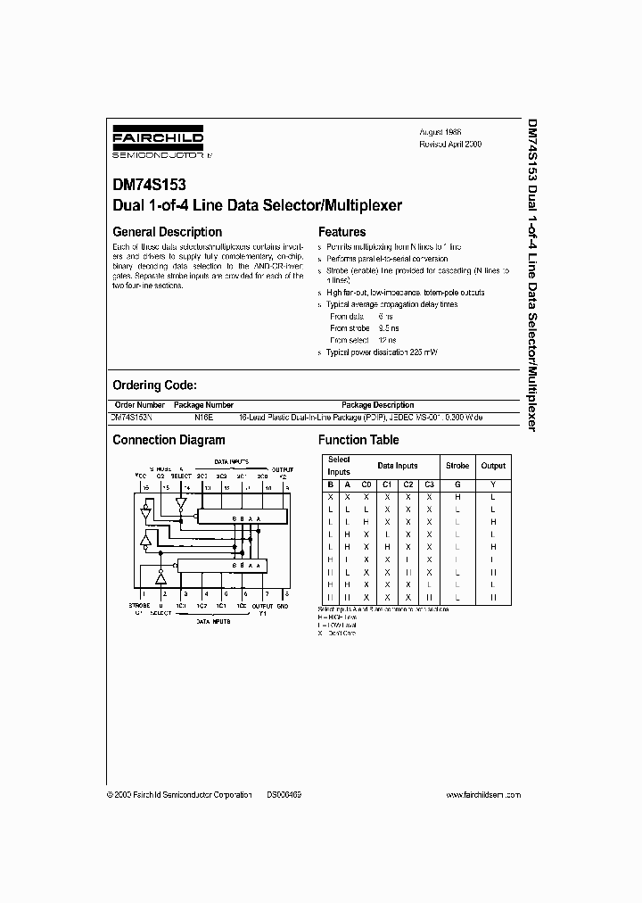 DM74S153_94166.PDF Datasheet