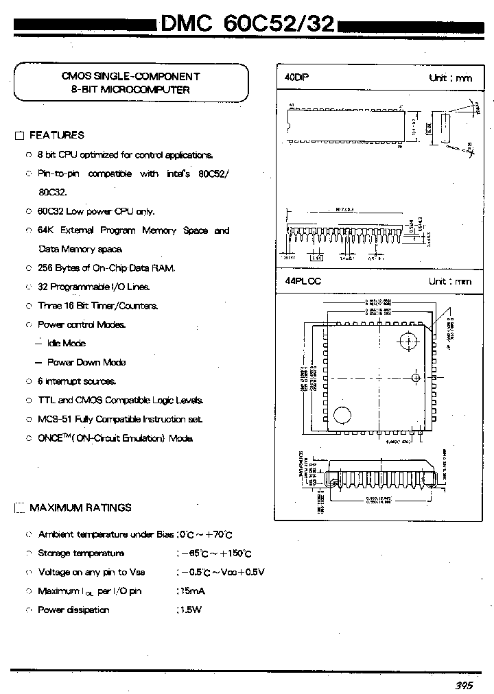 DMC60C32_137307.PDF Datasheet