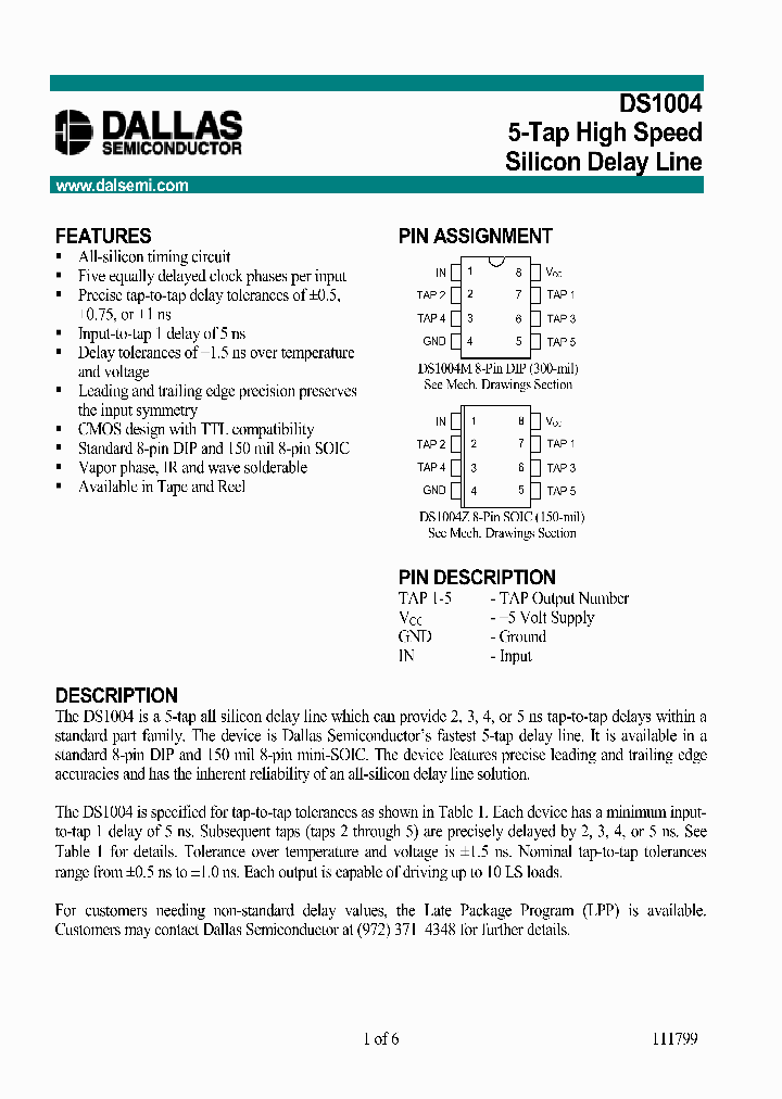 DS1004_171082.PDF Datasheet
