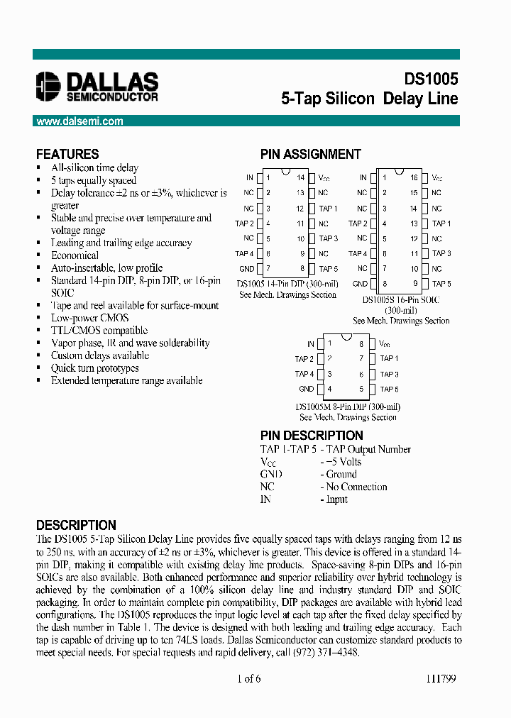 DS1005_88646.PDF Datasheet