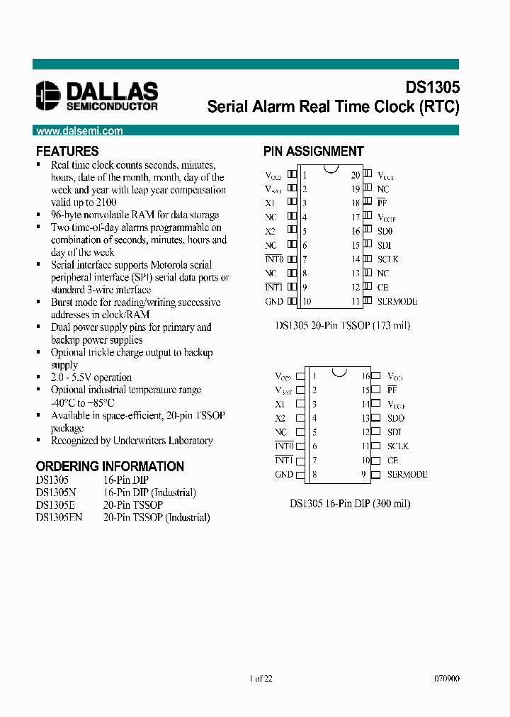 DS1305_23955.PDF Datasheet