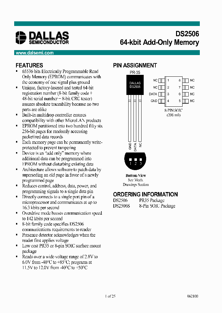 DS2506_9215.PDF Datasheet