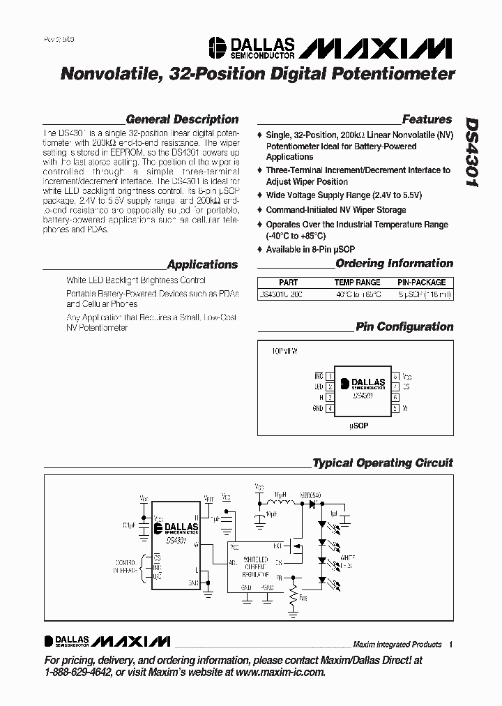 DS4301_165397.PDF Datasheet