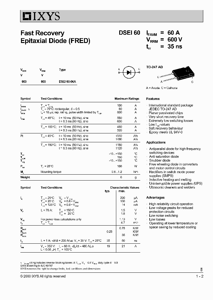 DSEI60_133927.PDF Datasheet