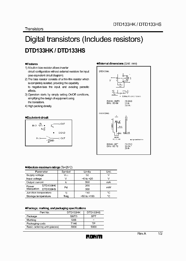 DTD133HK_70637.PDF Datasheet