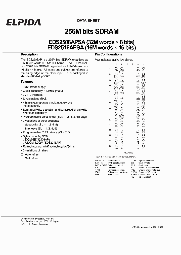 EDS2508APSA_9238.PDF Datasheet