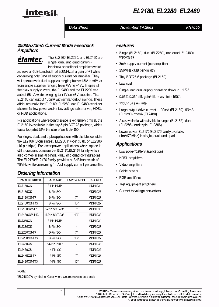 EL2180_84150.PDF Datasheet