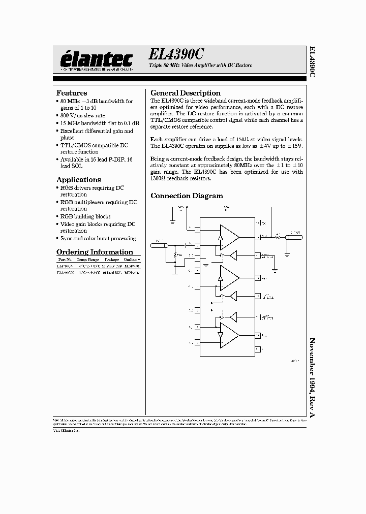 EL4390_147633.PDF Datasheet