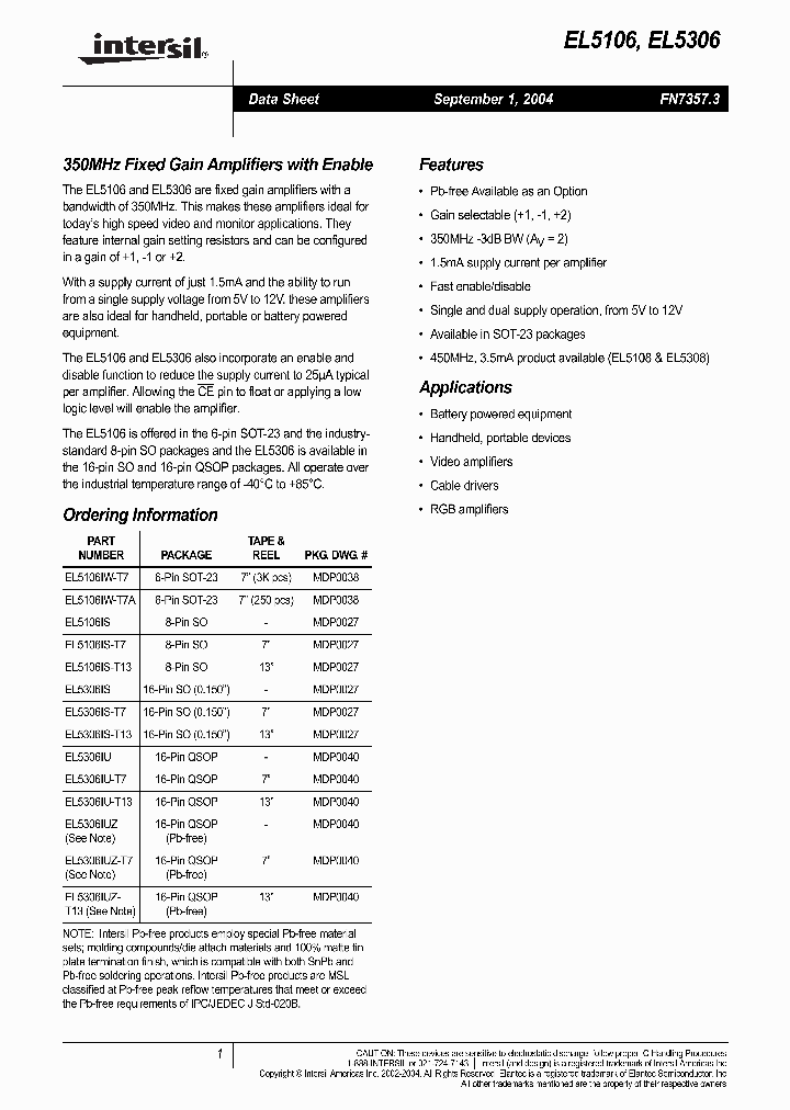 EL5306_175026.PDF Datasheet