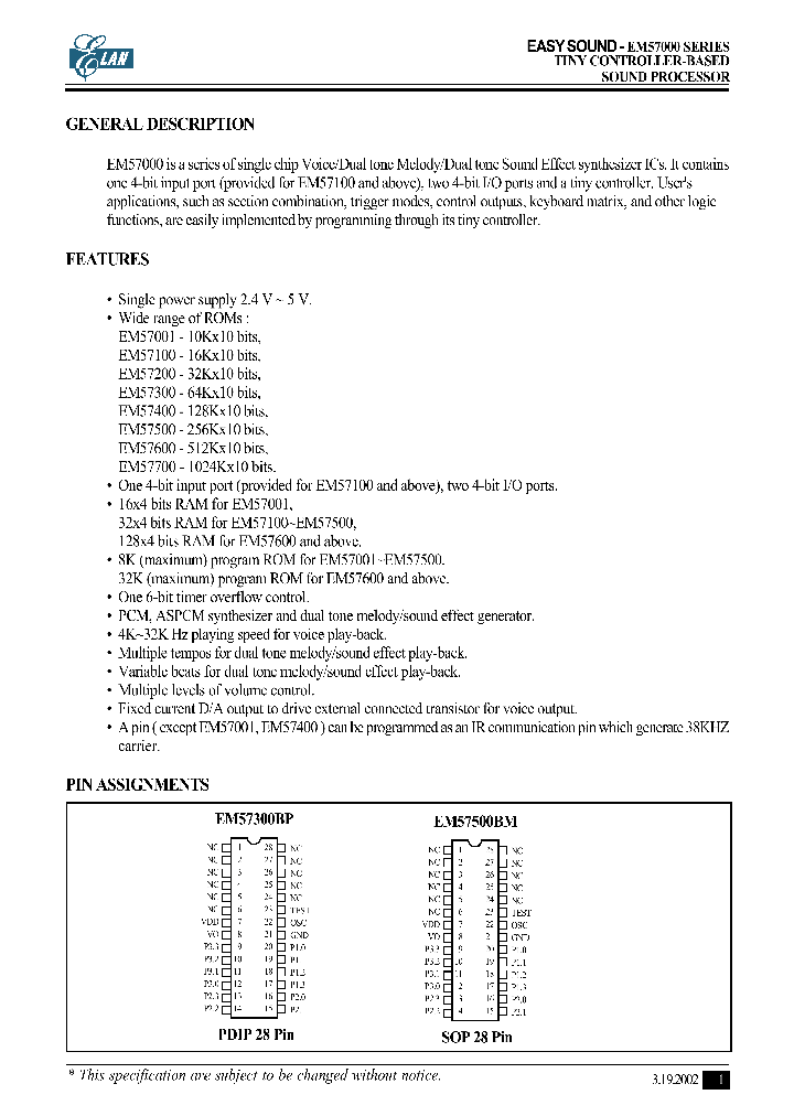 EM57001_156633.PDF Datasheet