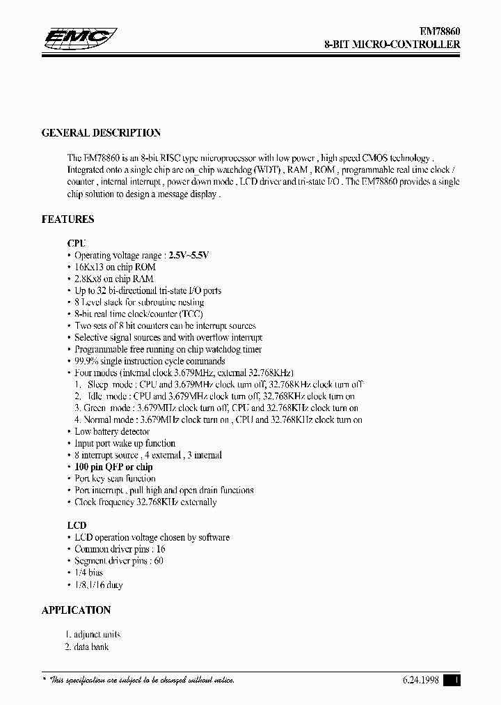 EM78860_194591.PDF Datasheet