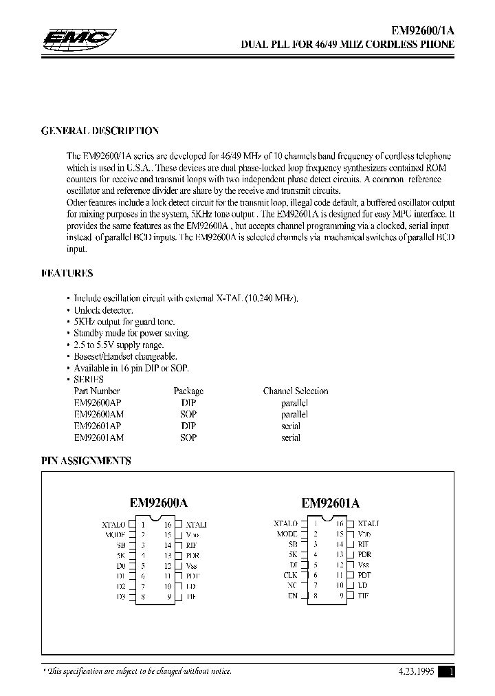 EM92600_122479.PDF Datasheet