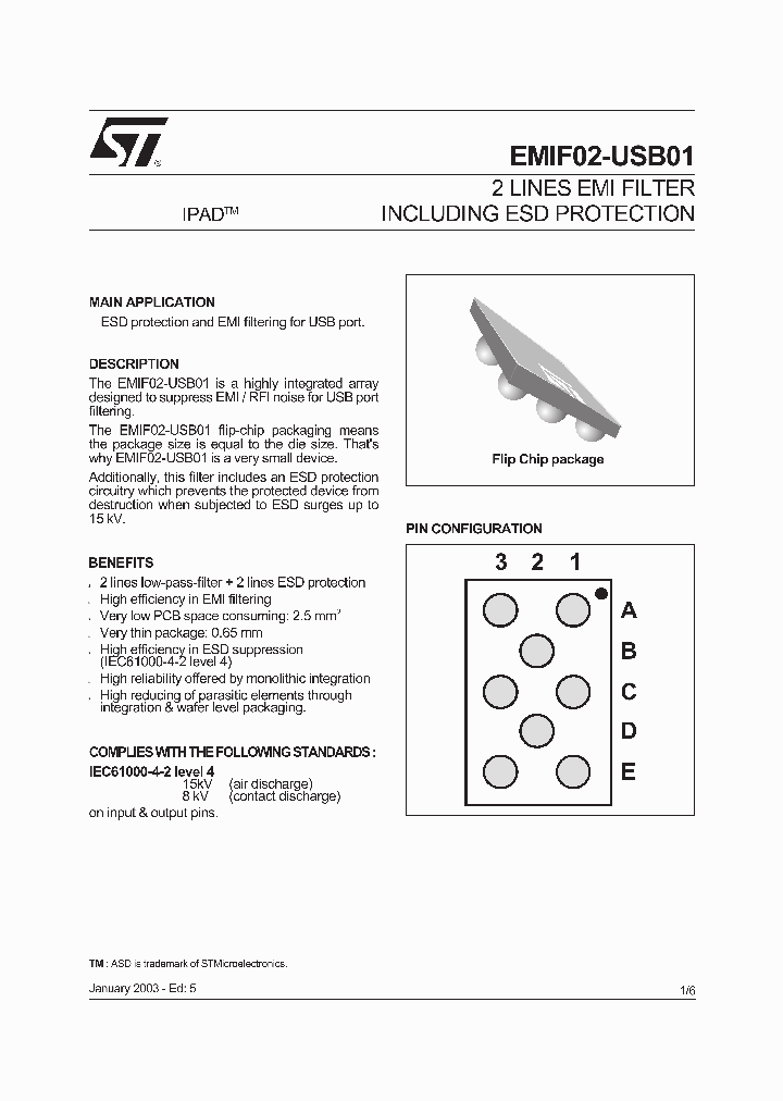 EMIF02-USM01_110638.PDF Datasheet
