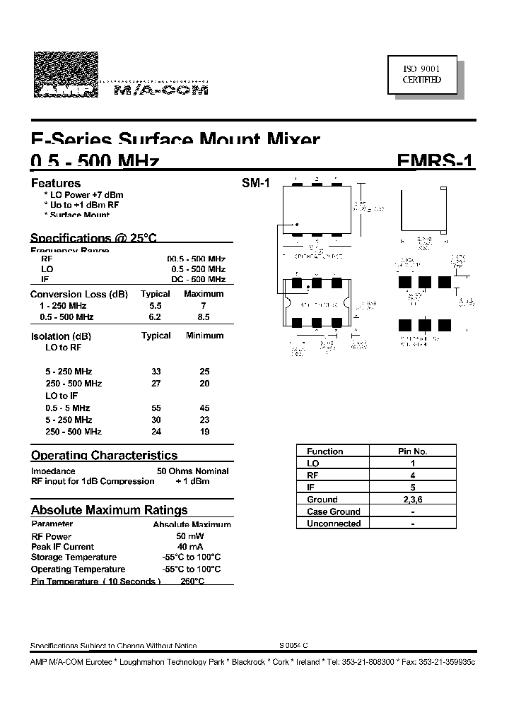 EMRS-1_82303.PDF Datasheet