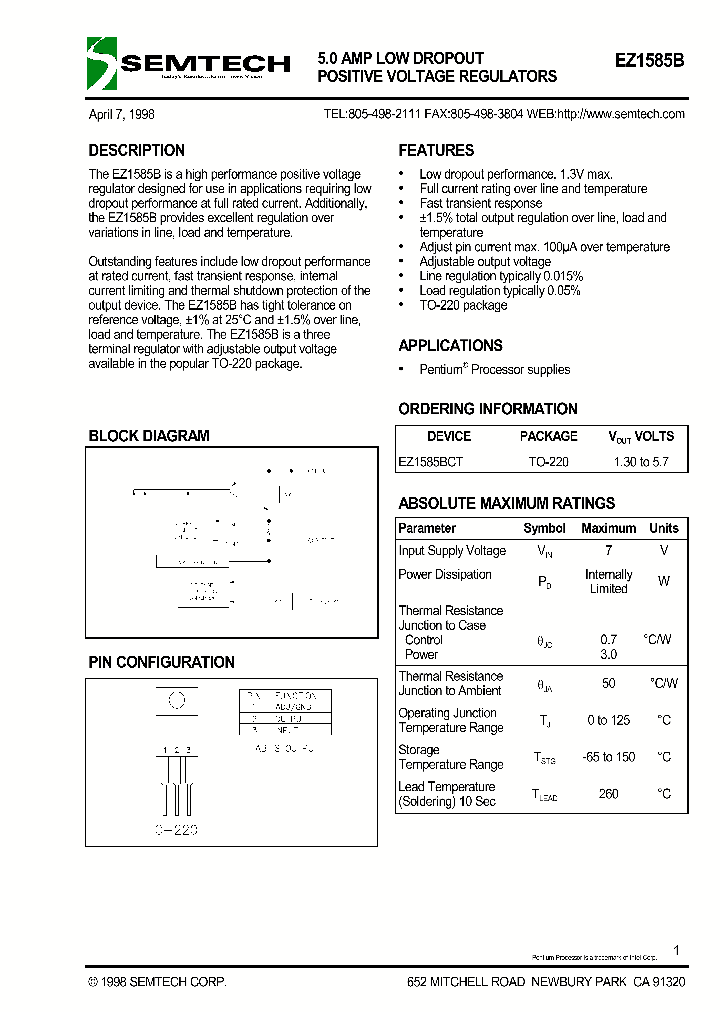 EZ1585B_25296.PDF Datasheet