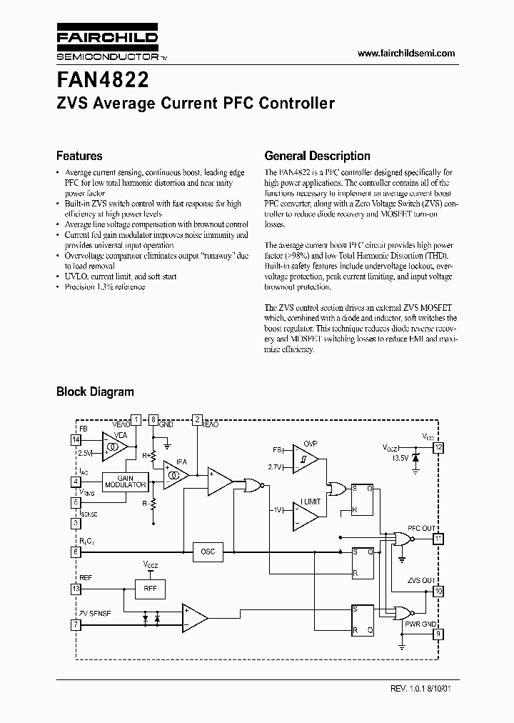 FAN4822_39423.PDF Datasheet