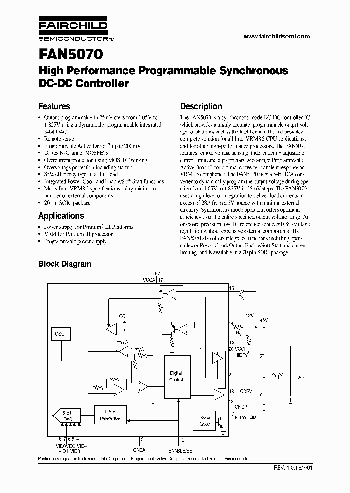 FAN5070_104724.PDF Datasheet