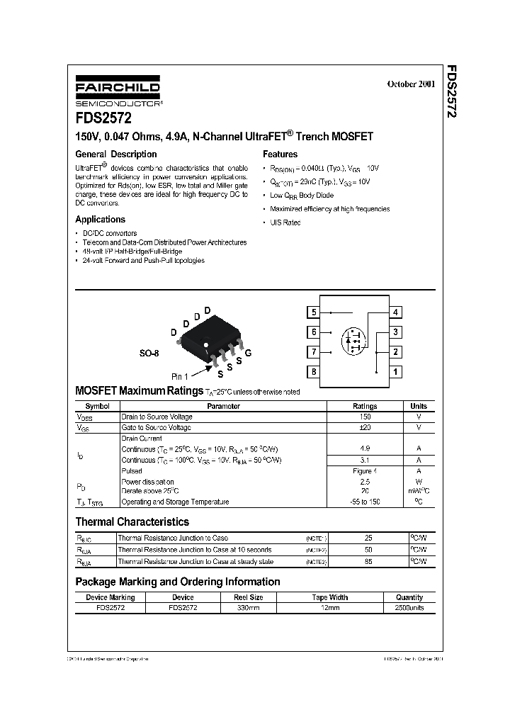 FDS2572_9268.PDF Datasheet
