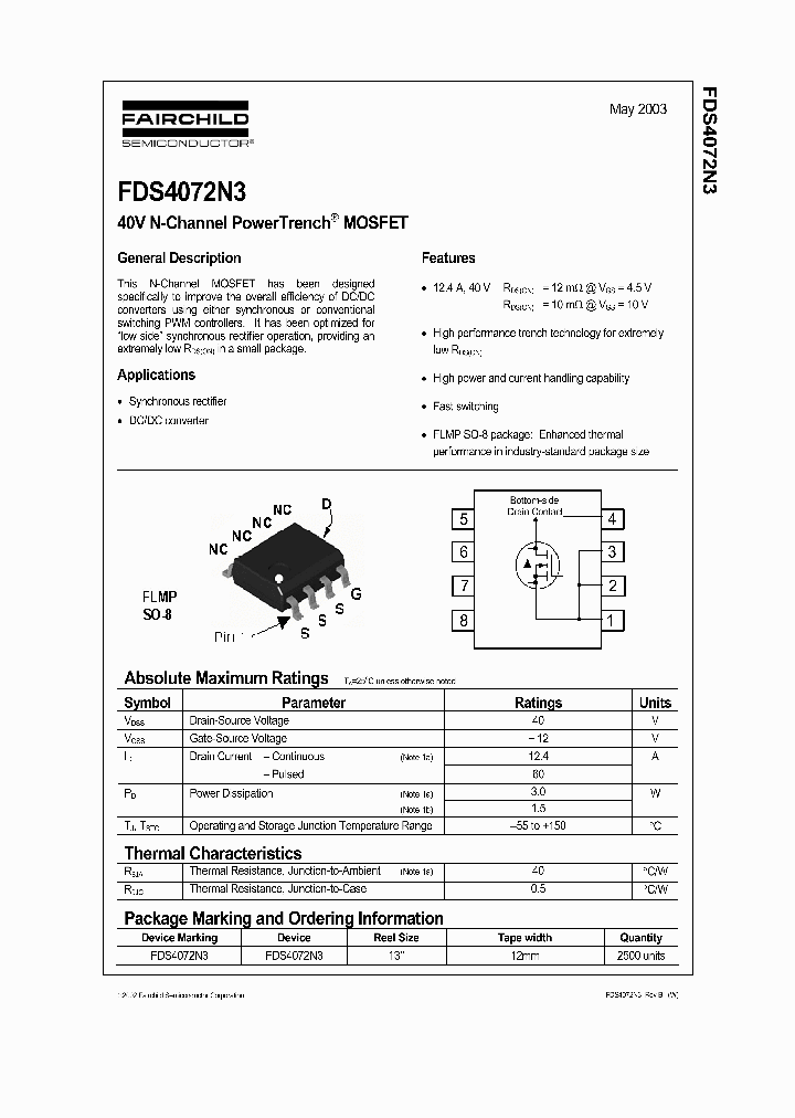 FDS4072N3_178656.PDF Datasheet