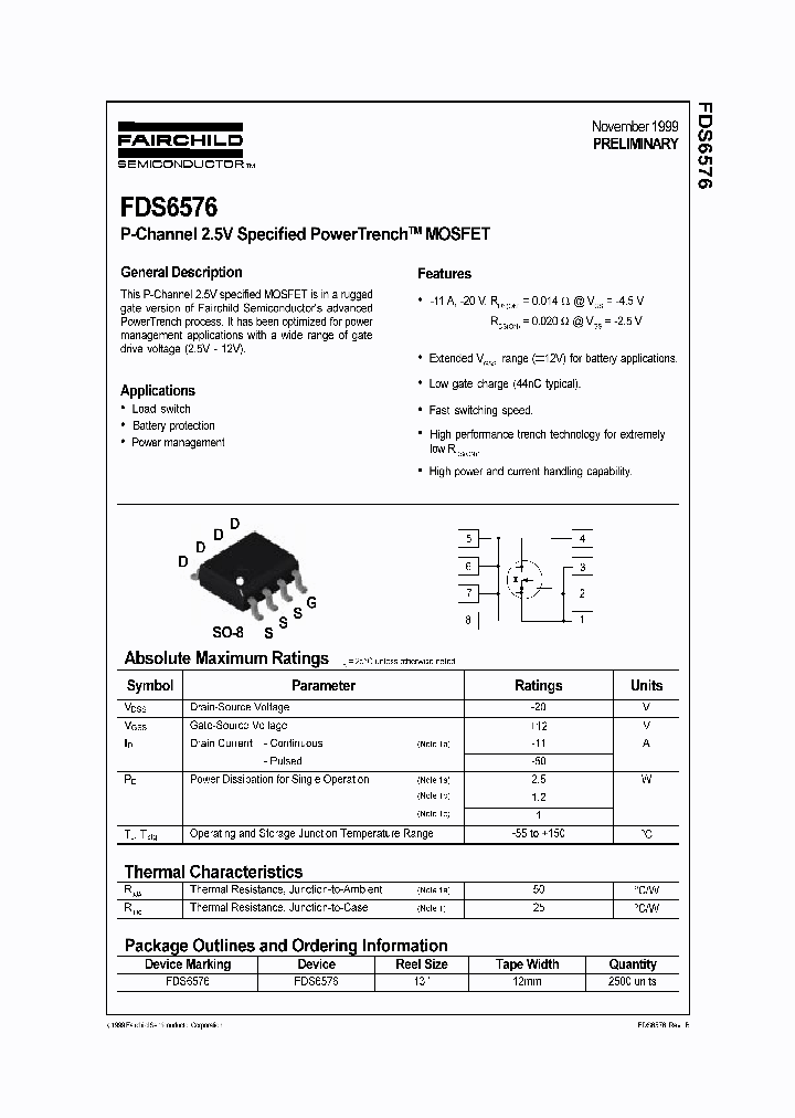 FDS6576_140382.PDF Datasheet