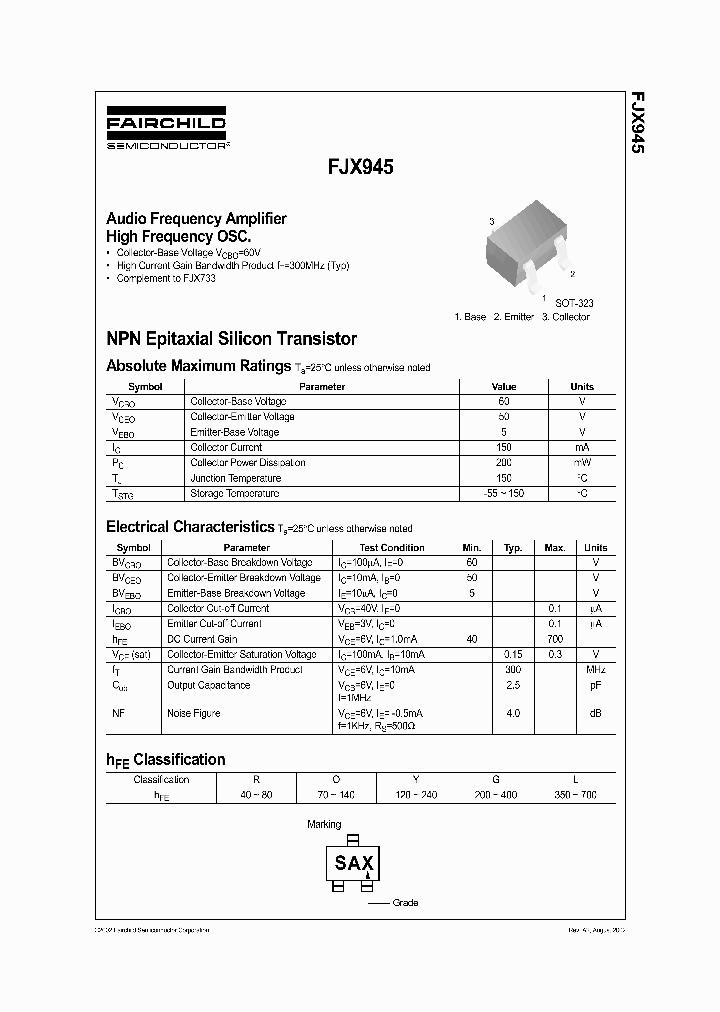 FJX945_49139.PDF Datasheet