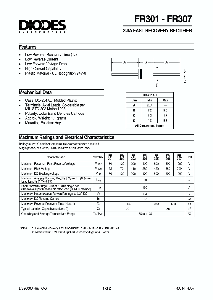 FR304_161112.PDF Datasheet