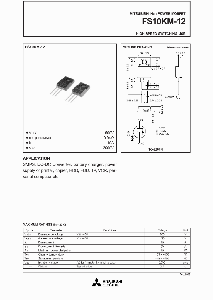 FS10KM-12_187855.PDF Datasheet