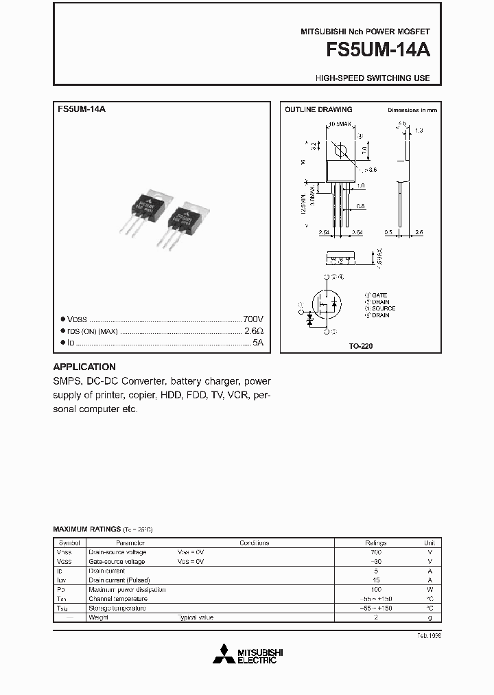 FS5UM-14A_59836.PDF Datasheet