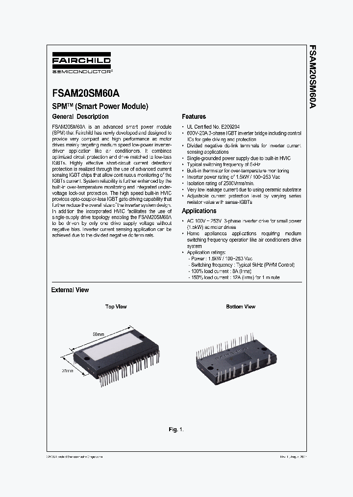 FSAM20SM60A_39303.PDF Datasheet
