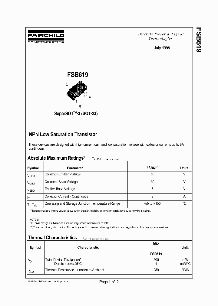 FSB619_145404.PDF Datasheet