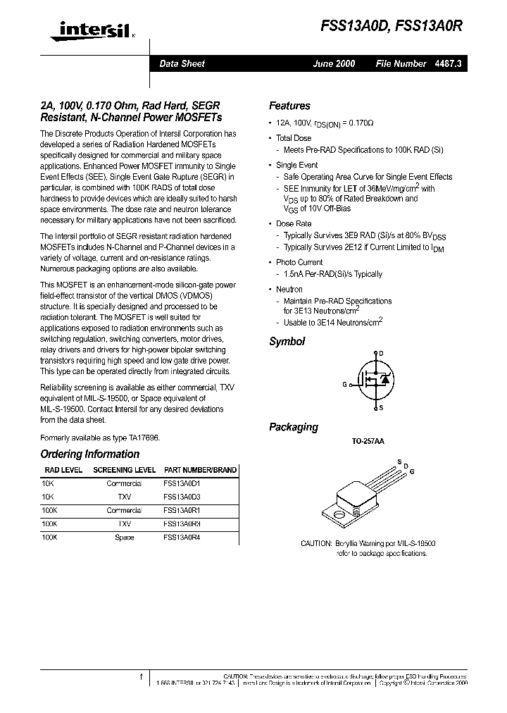 FSS13A0D_166954.PDF Datasheet