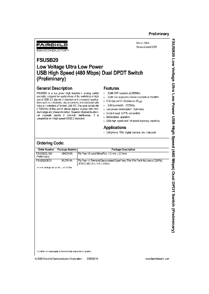 FSUSB20_58895.PDF Datasheet