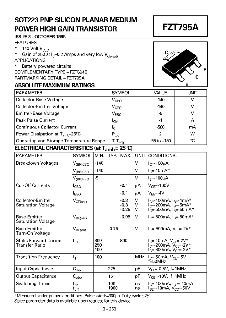 FZT795A_74676.PDF Datasheet