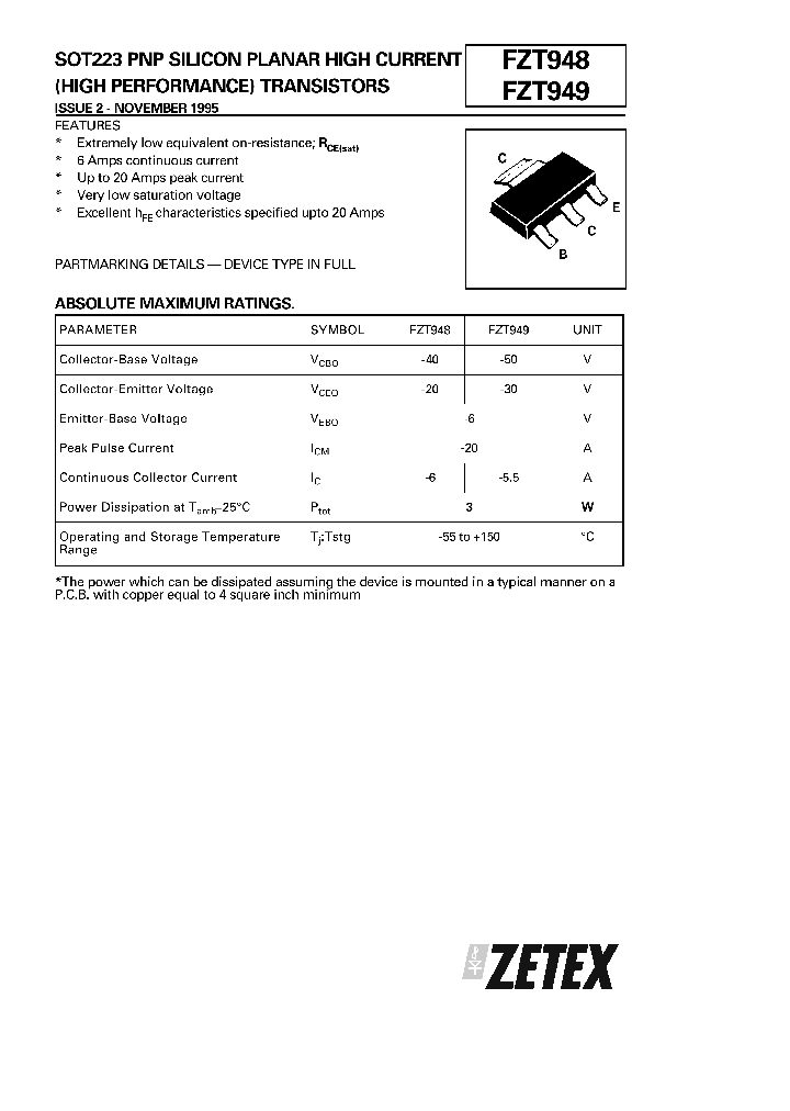 FZT948_72494.PDF Datasheet