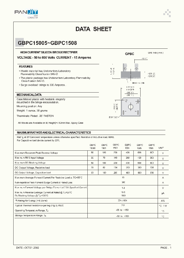 GBPC15005_143907.PDF Datasheet