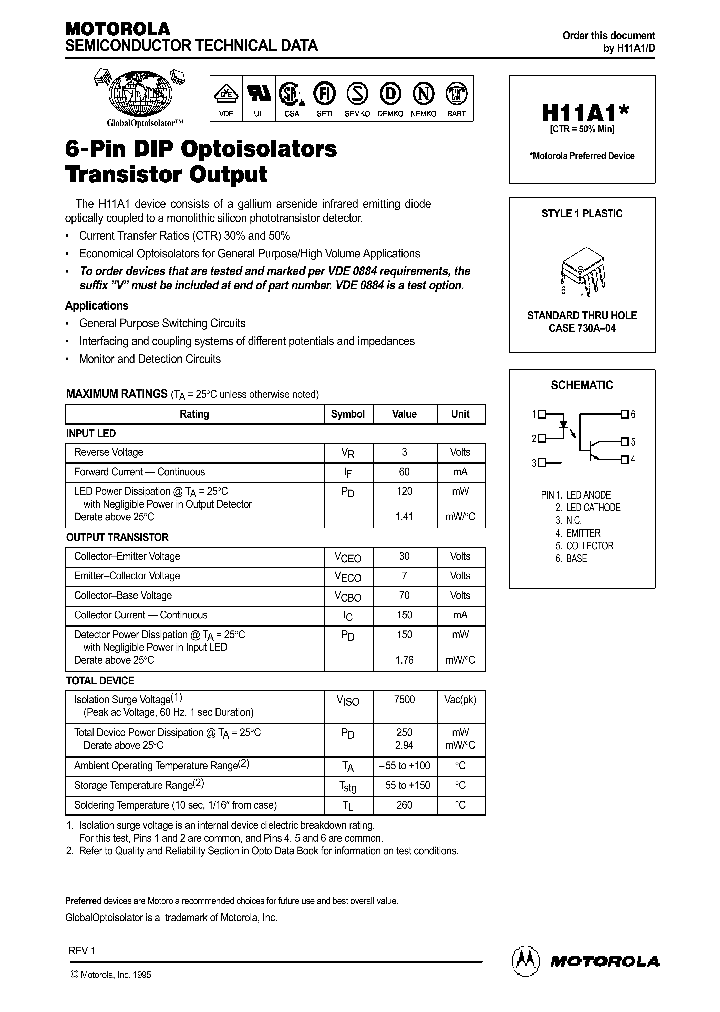 H11A1_166127.PDF Datasheet